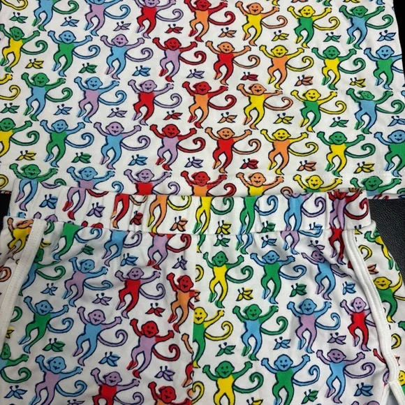 Roller Rabbit Kids Disco Monkey Playa Play Set Rainbow - Picture 11 of 14